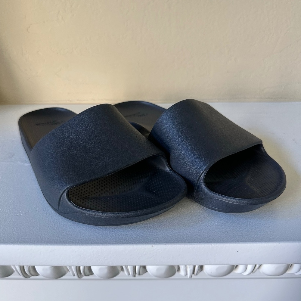 Arch Support Slides Black Women's 8